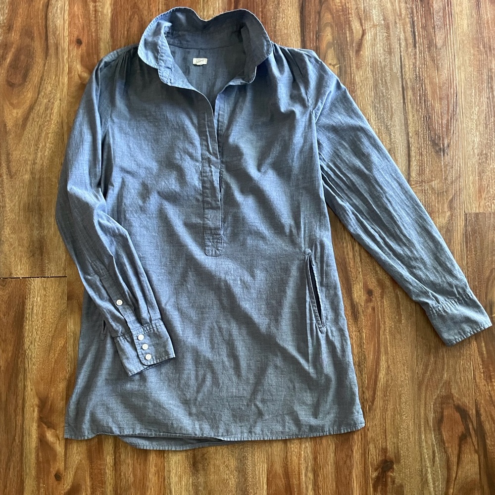 J. Crew Women’s Top/Shirt with Side Pockets, Size XS